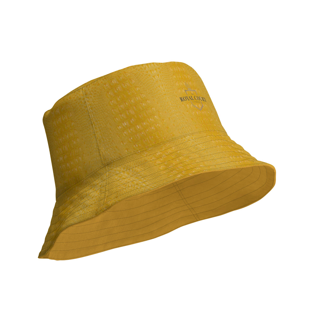 The RCF Reversible bucket hat/ Crocodile yellow