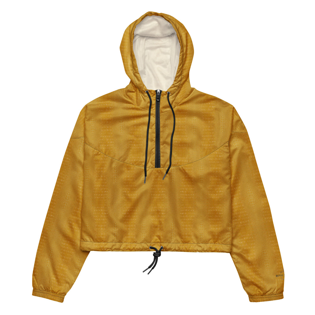 The RCF cropped windbreaker/ Crocodile Yellow