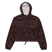 Load image into Gallery viewer, The RCF cropped windbreaker/ Crocodile Malbec
